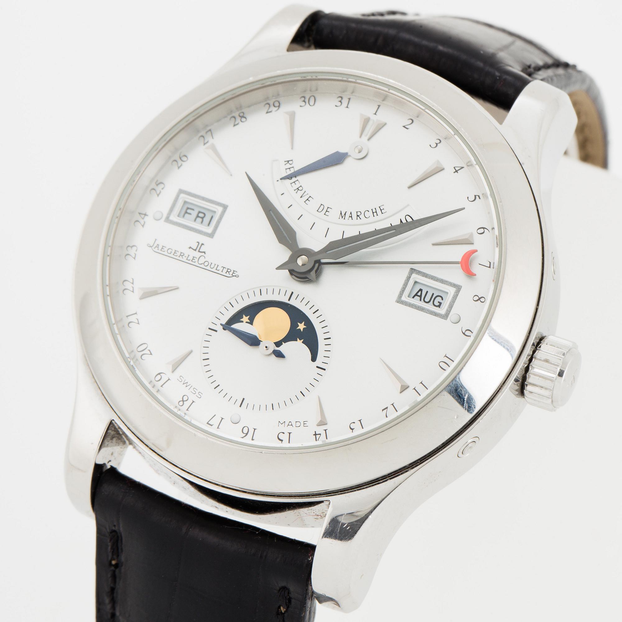 JAEGER-LE COULTRE, Master Calendar, wristwatch, 40 mm.