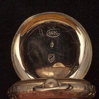 DAMFICKUR, guld, tidigt 1900-tal.