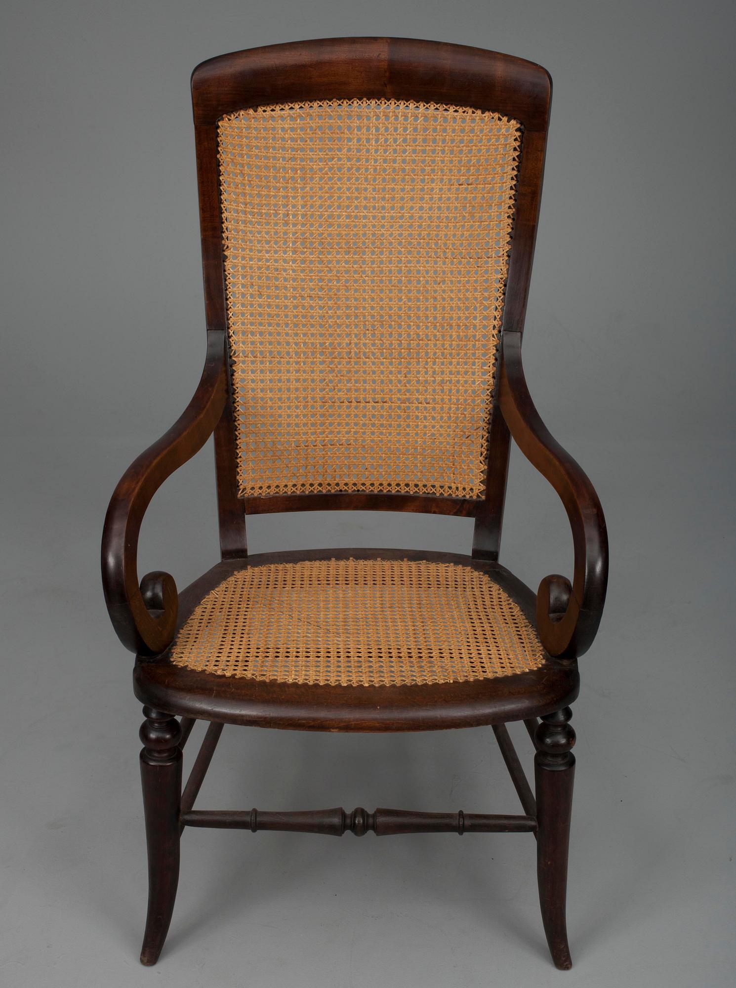 KARMSTOL, England, 1800-talets slut.