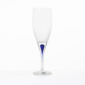 Erika Lagerbielke, A glassware set, 16 pieces, “Intermezzo”, Orrefors.