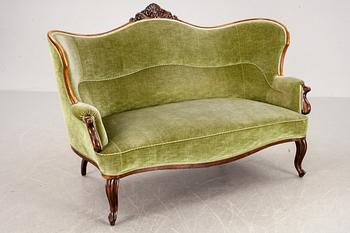 SOFFA, nyrokoko, 1800-talets andra hälft.