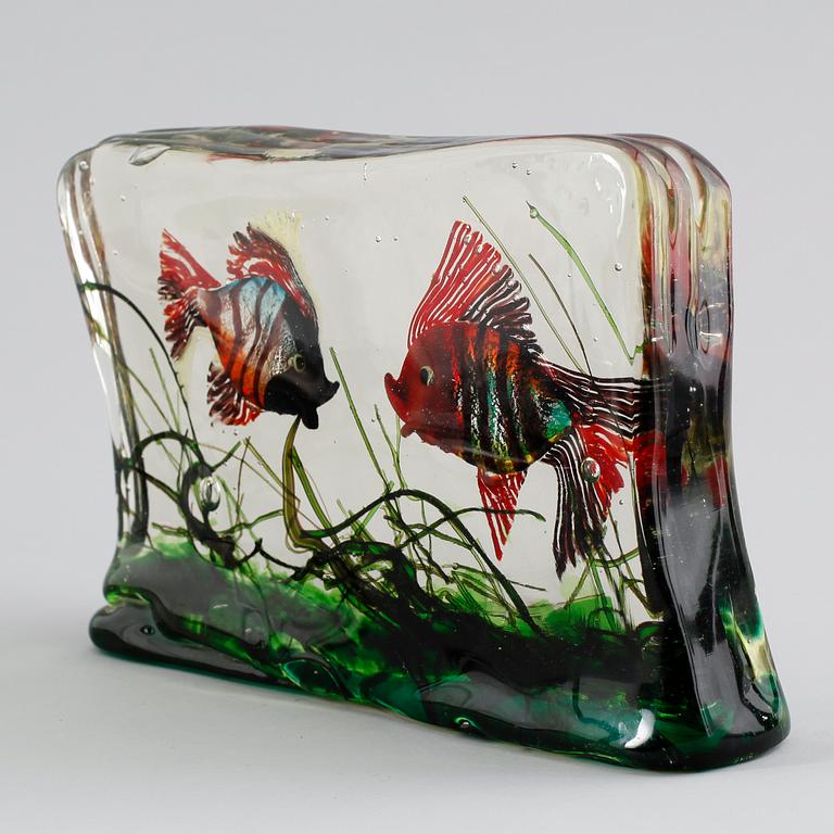 SKULPTUR, glas, 1900-talets mitt.