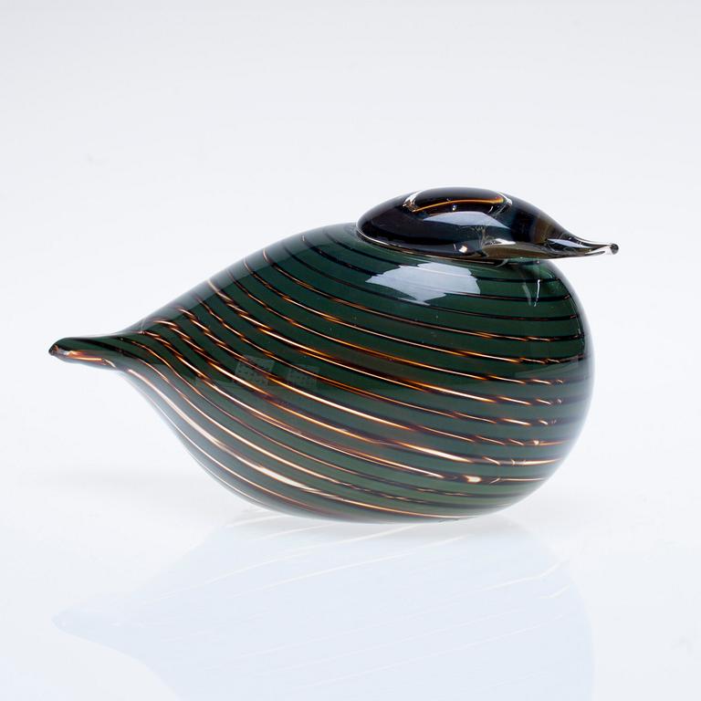 FIGURIN, glas, signerad O. Toikka Nuutajärvi. Formgiven 1992.