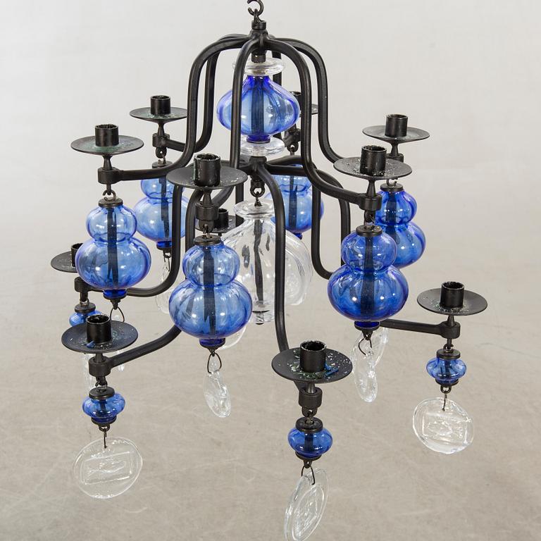 Erik Höglund, chandelier, glass.