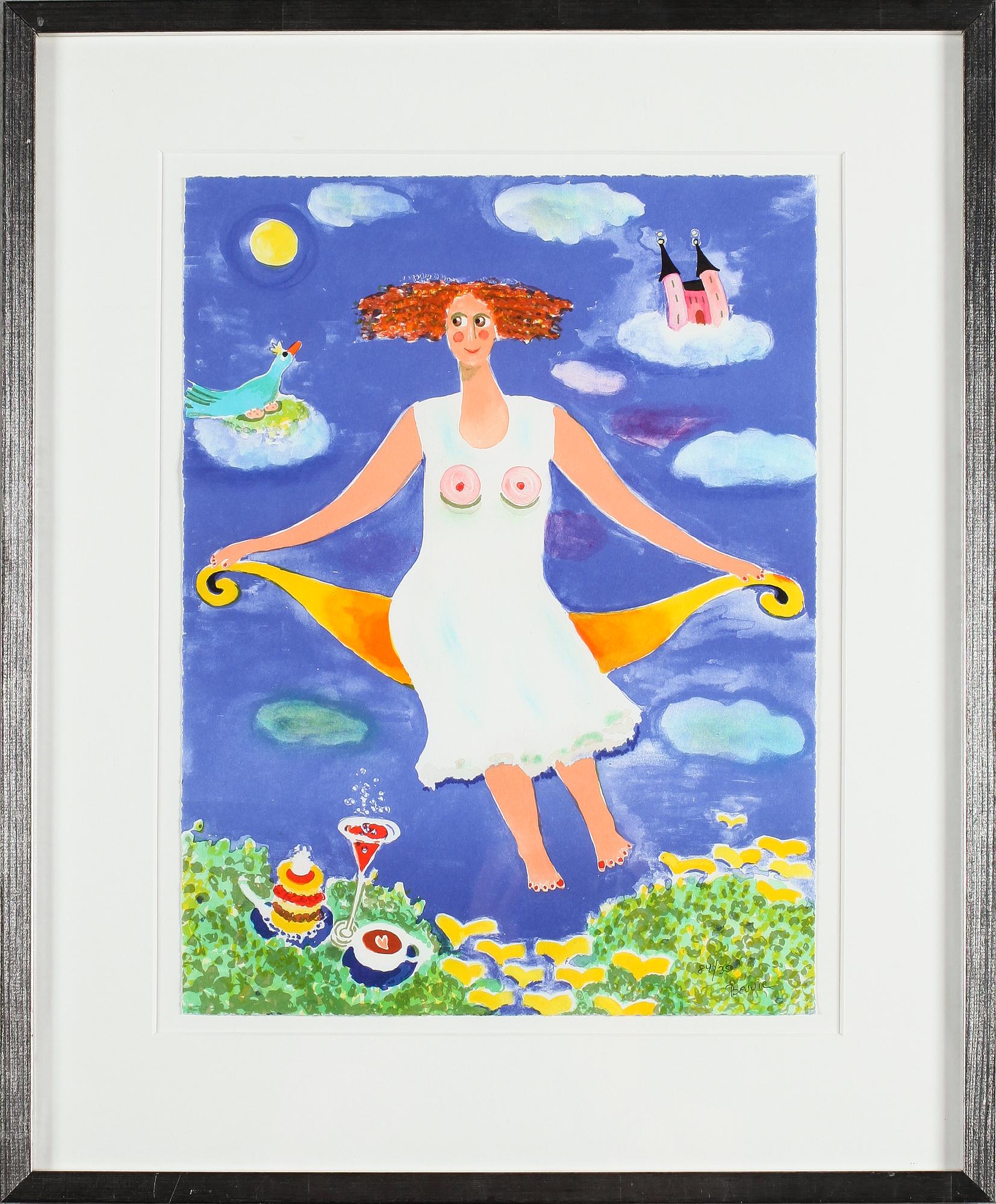 BESSIE JOHANSON, färglitografi, signerad och numrerad 84/350.