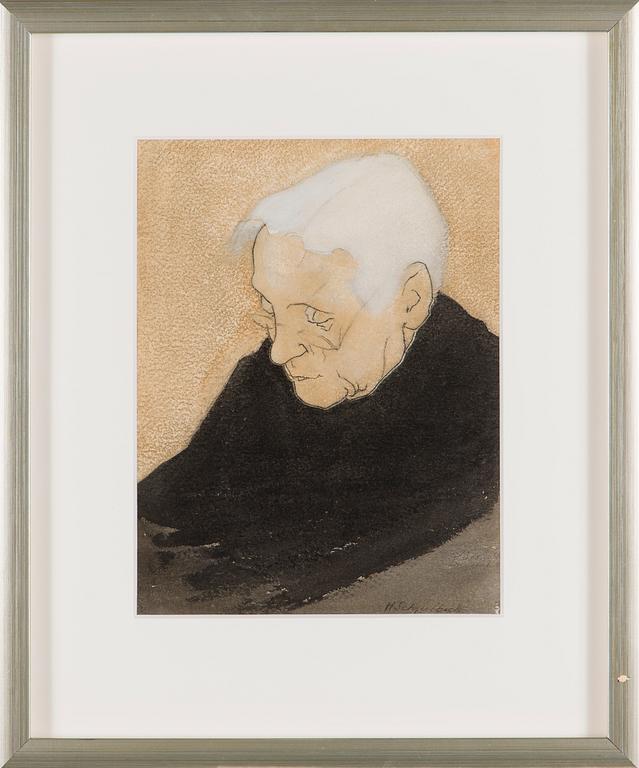 Helene Schjerfbeck, "Mother".