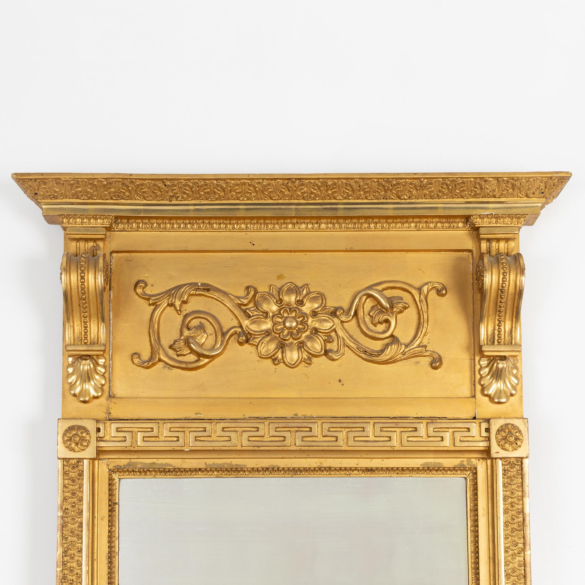 Mirror, 19th century, late Empire, mid-19th century.