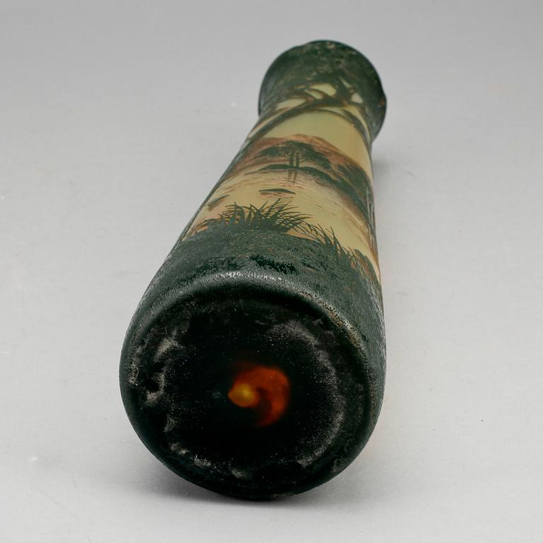 VAS, överfångsglas, märkt De Vez (De Varreux), Cristallerie de Pantin, Paris, 1910-tal.