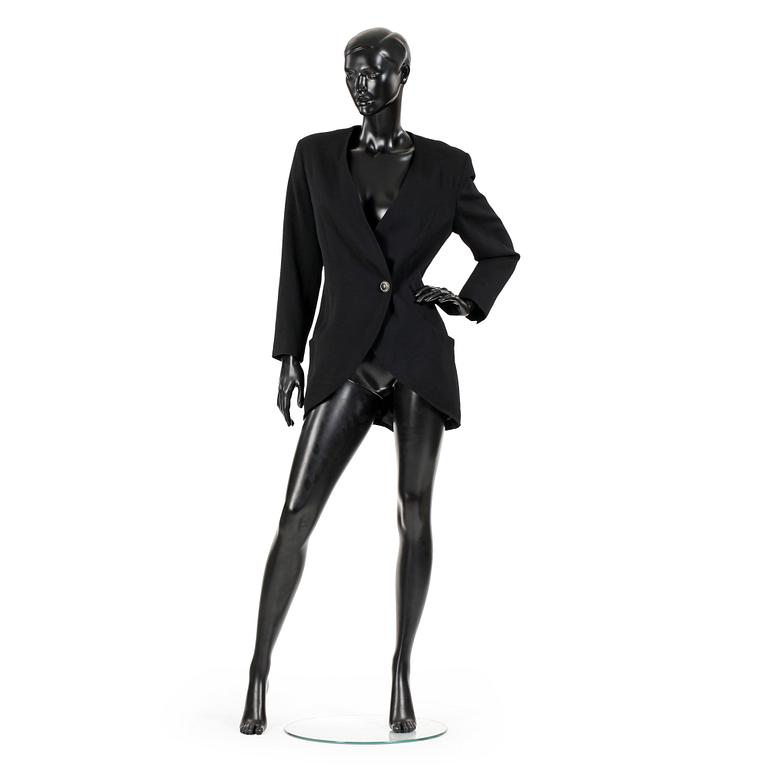 KL BY KARL LAGERFELD, a black wool jacket.