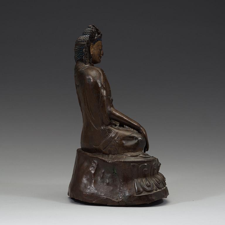 BODHISATTVA i kopparlegering, 1600/1700-tal.