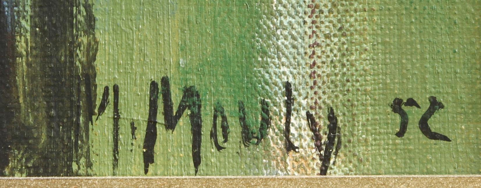 MARCEL MOULY, olja på duk, sign.