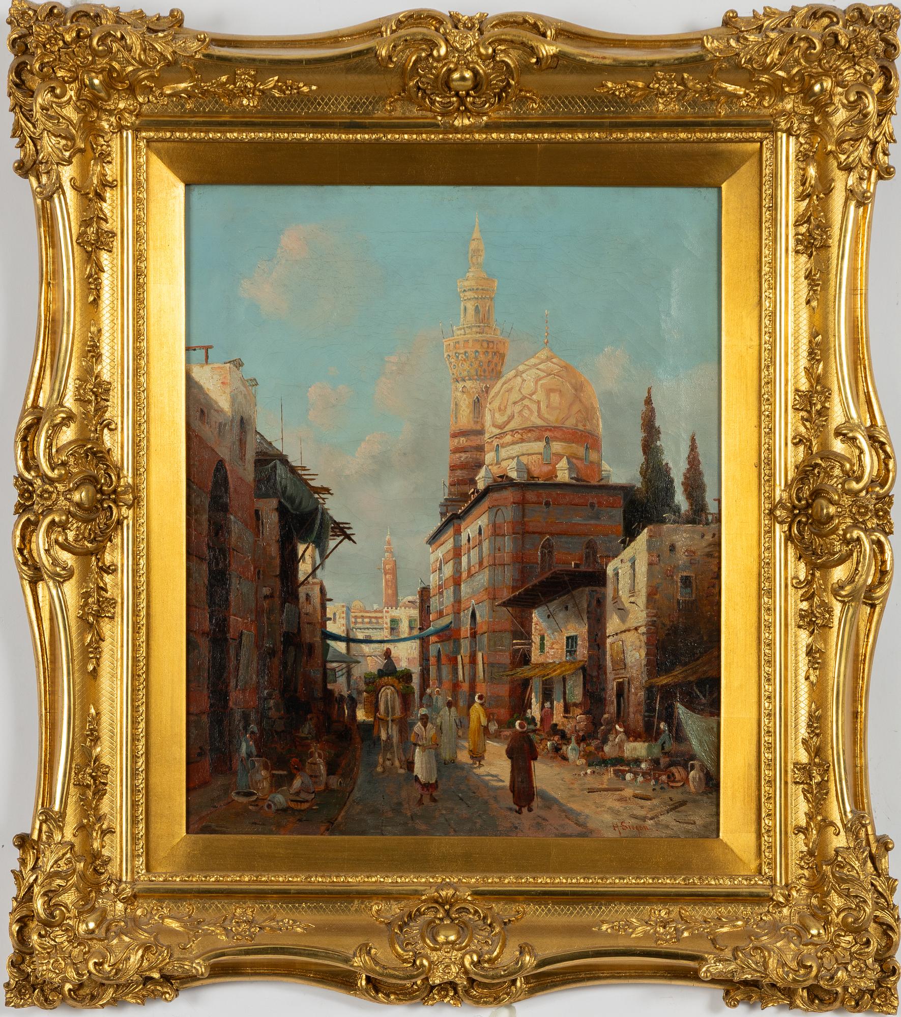 August von Siegen, attributed, From Cairo.