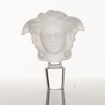 A "Medusa Lumiere" decanter, Rosenthal for Versace.