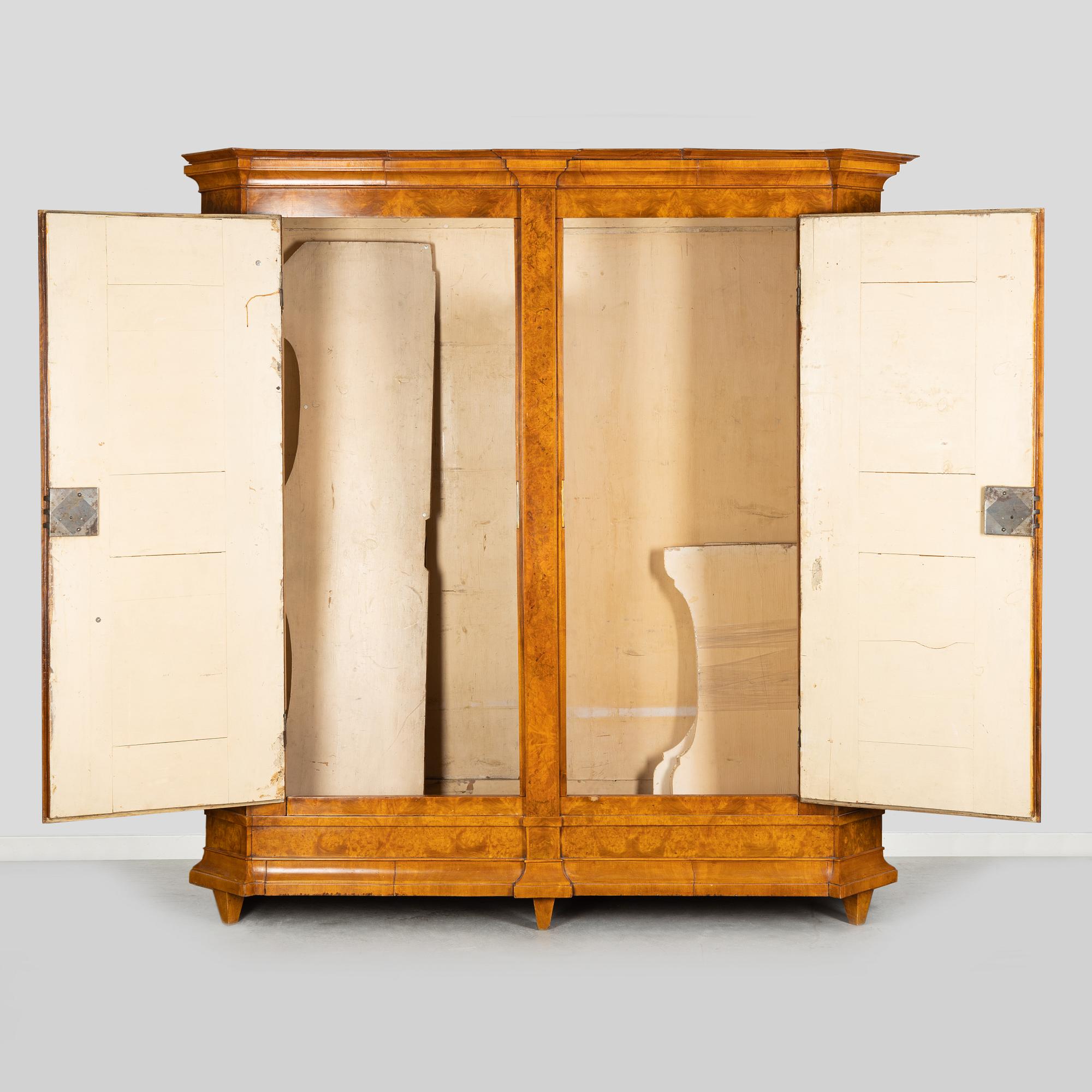 A late 18th century cupboard, probably German.