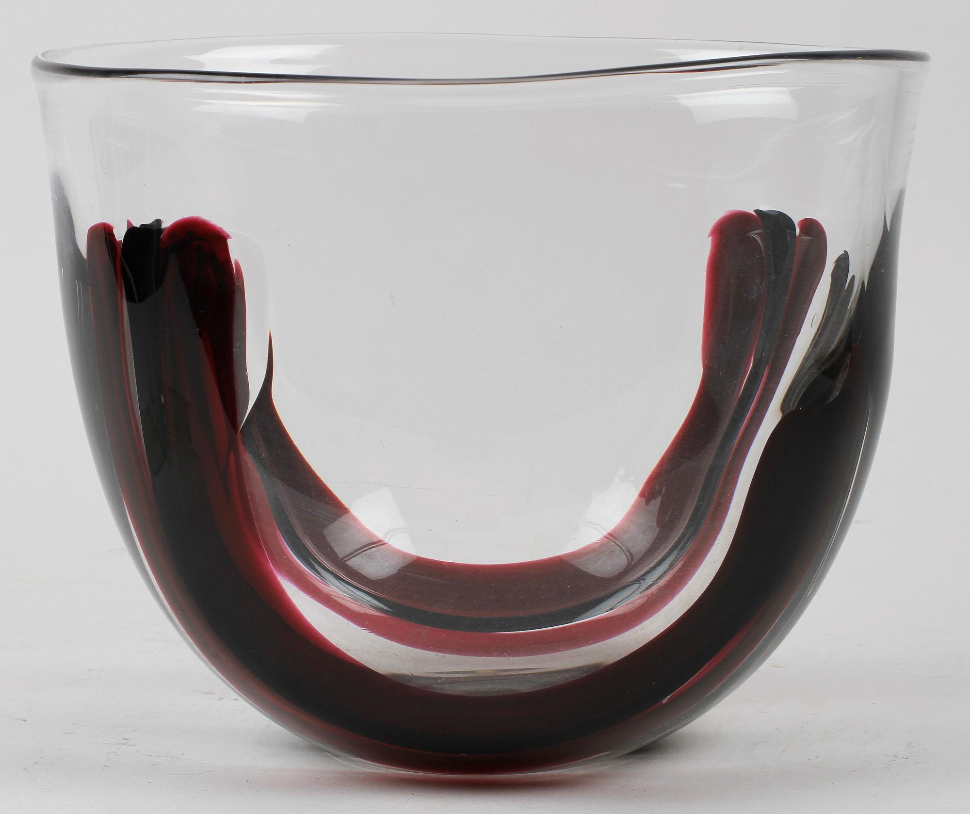 VAS, glas, Lars Hellsten, Orrefors.