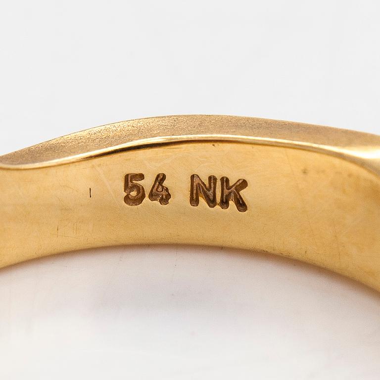 Georg Jensen, ring, "Fusion", 3 st, 18K trefärgat guld, Nina Koppel.