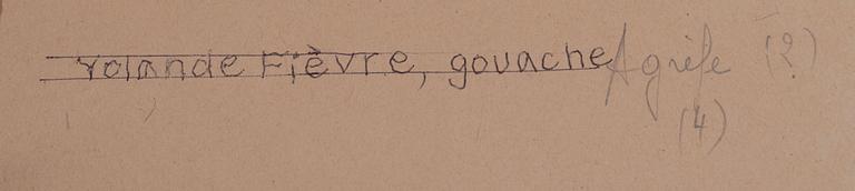 Yolande Fièvre, Untitled.
