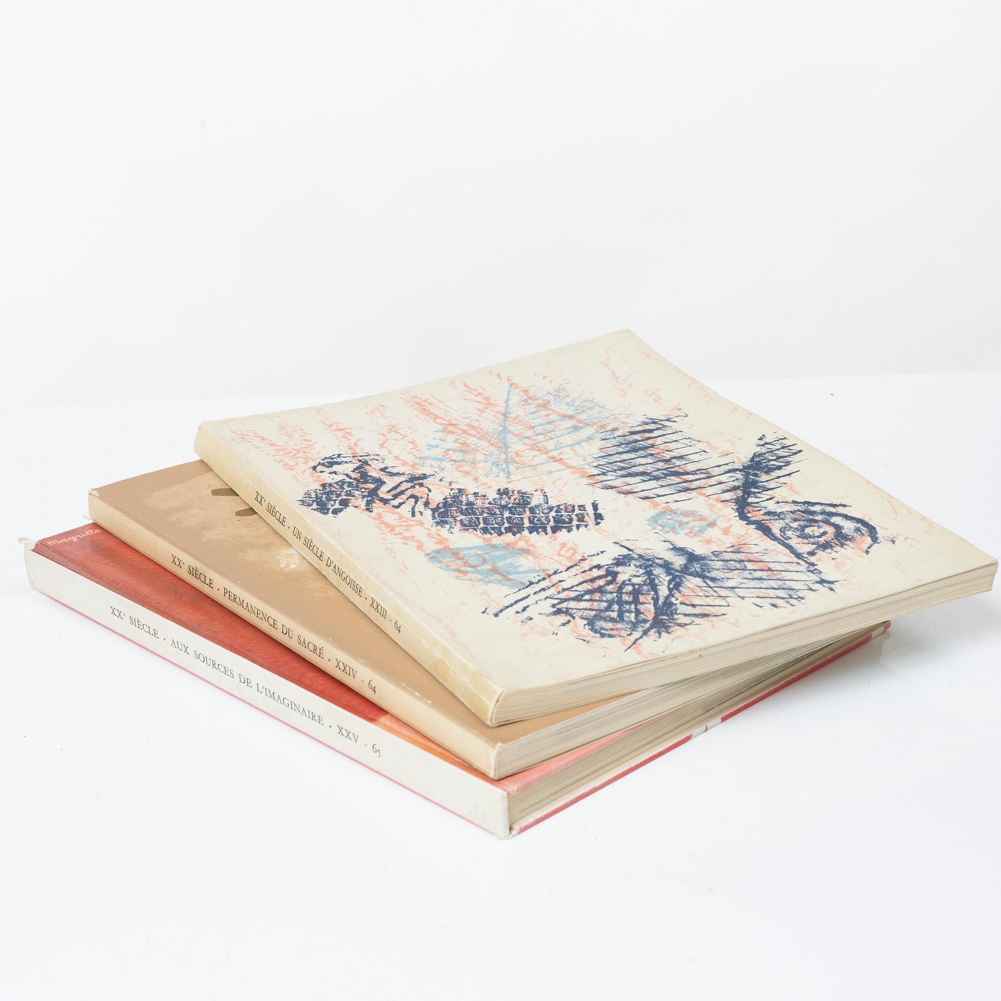 "XXe Siècle", 3 volymer, 1964-65.