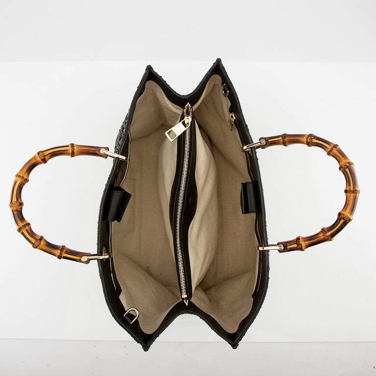 Gucci, väska, "Python Bamboo shopper tote".