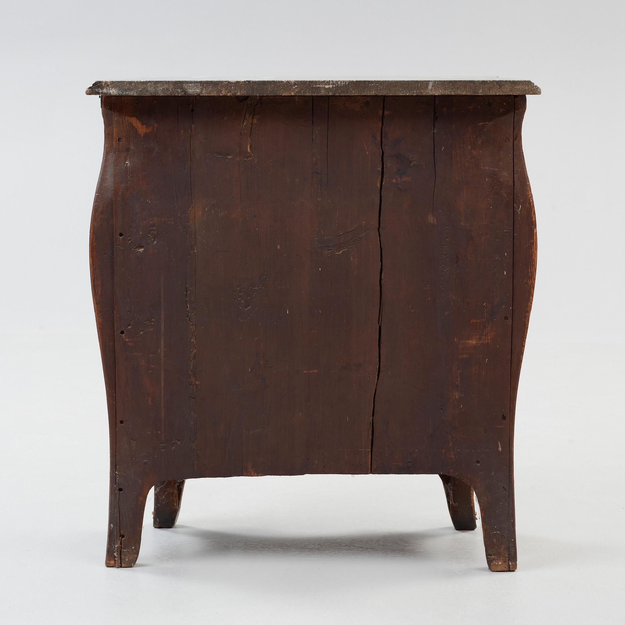 BYRÅ. Stockholmsarbete, 1700-talets andra hälft. Rokoko.