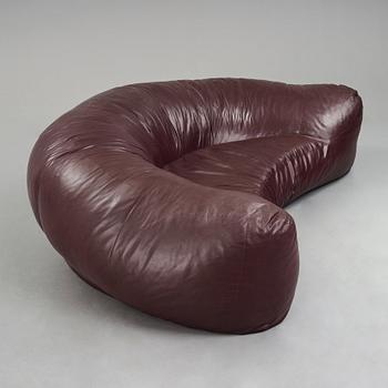 Raphael Raffel, / Raphaël, a "Croissant", sofa, Maison Honoré, Paris 1970's.