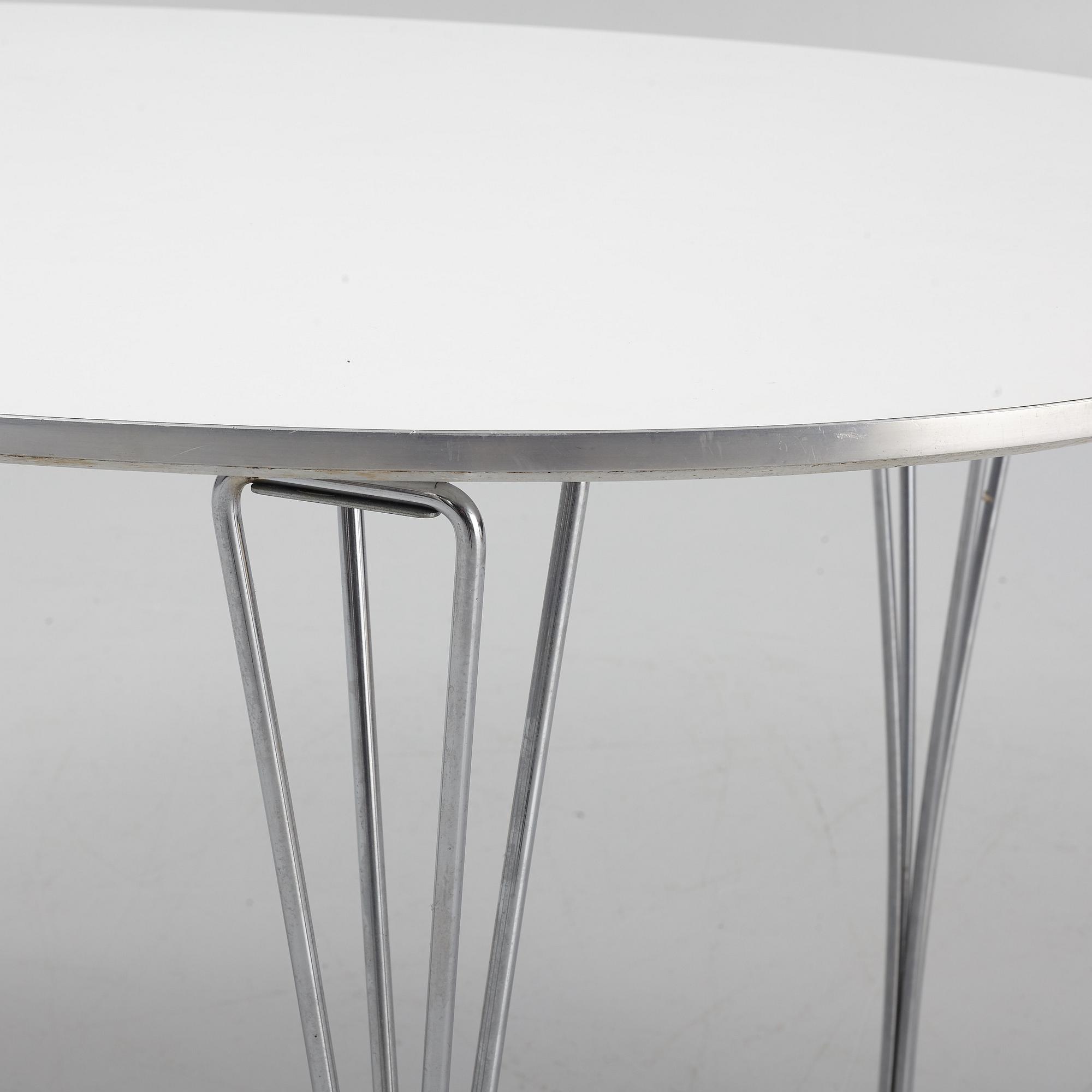 Bruno Mathsson & Piet Hein, bord, "Superellips", 1900-talets slut.