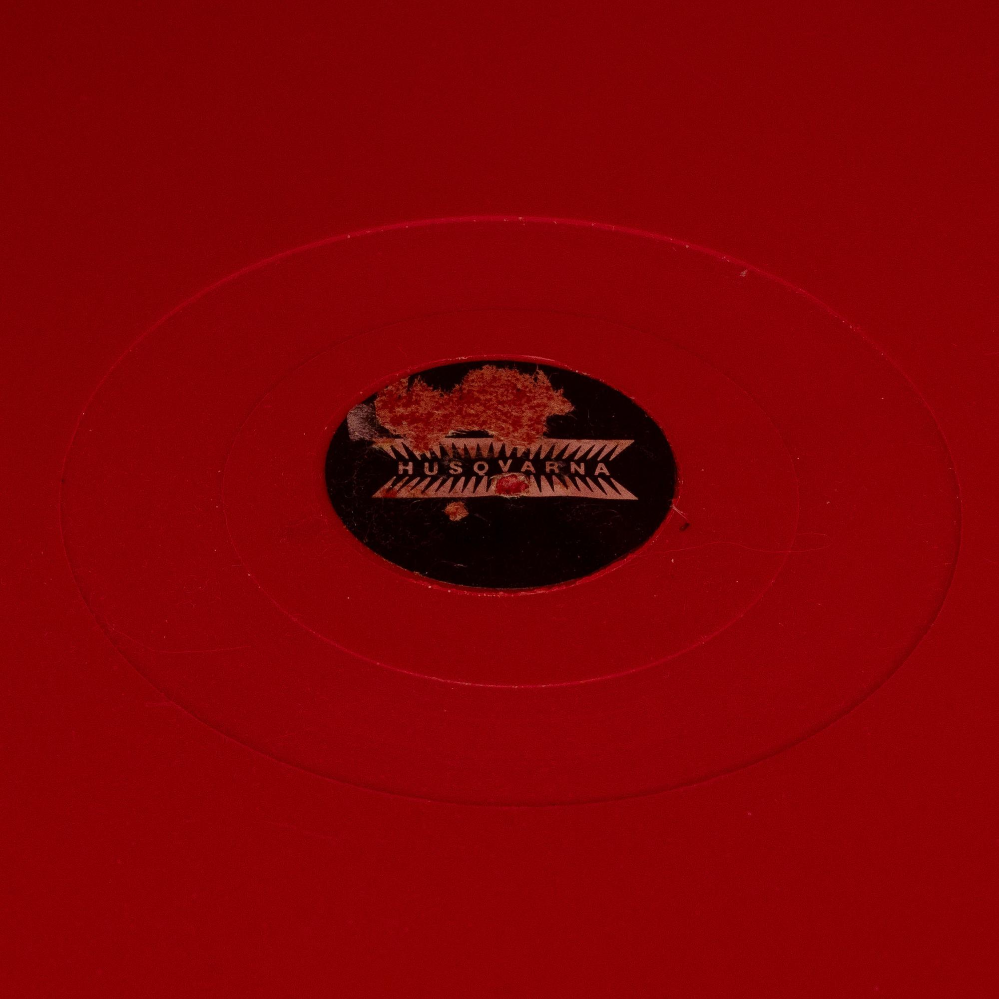 Anna Castelli Ferrieri, a pair of "Componibili" bedside tables/side tables, Kartell, Husqvarna, late 120th century.