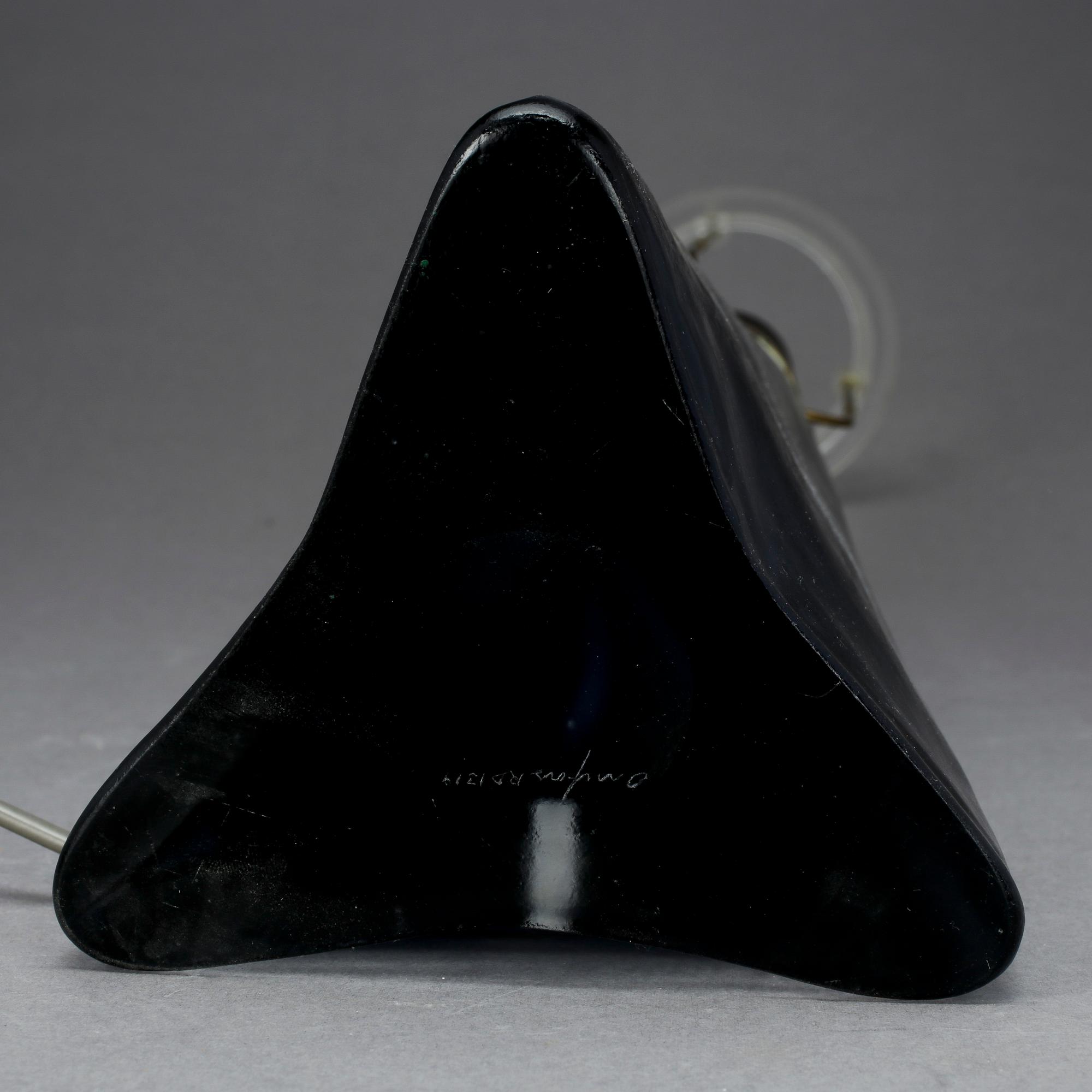 BORDSLAMPA, glas, Carl Fagerlund, Orrefors, 1900-talets andra hälft.