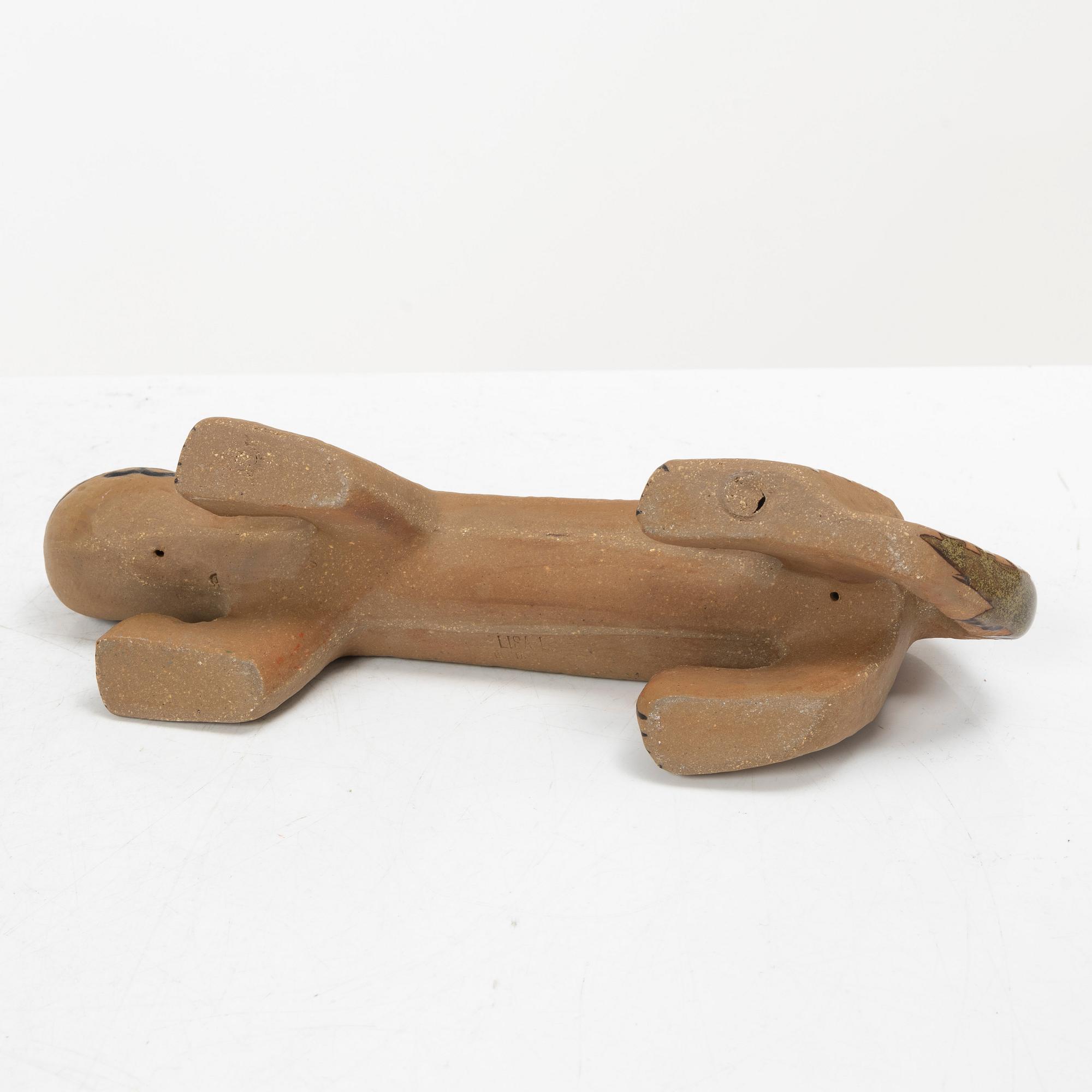 Lisa Larson, figurines, 2 pcs, stoneware, Gustavsberg.