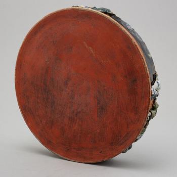 A Japanese pottery bowl, Sumida ware, meiji (1868-1912).