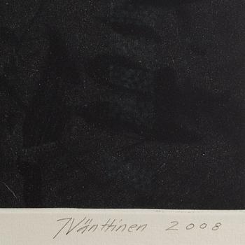 JUKKA VÄNTTINEN, mezzotint, "Pärleporten", numrerad 41/100 och signerad och daterad 2008.