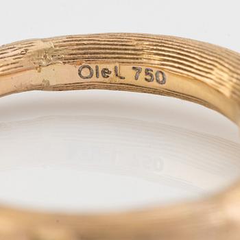 Ole Lynggaard, ring, 18K gold, "Nature IV".