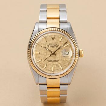 1137. Rolex, Datejust, "Linen Dial", ca 1978.