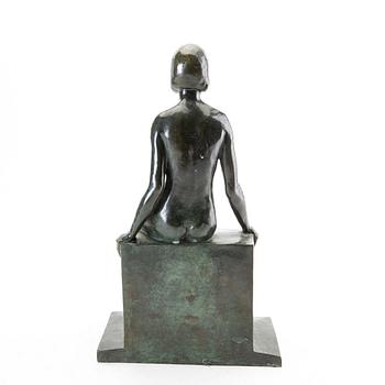 A William Zadig signed bronze sculpture.