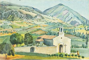 Josef Frank, Utsikt över dalen, Frankrike.