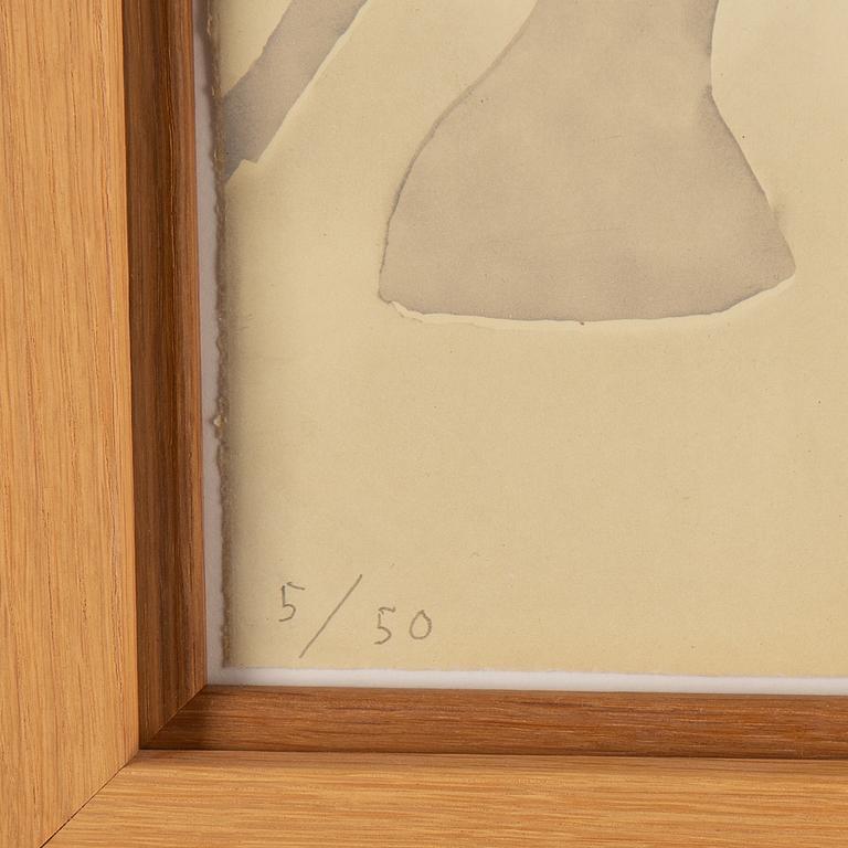 JOCKUM NORDSTRÖM, Aquatint and soft ground etching in colours, 2008, signed in pencil and numbered 5/50.