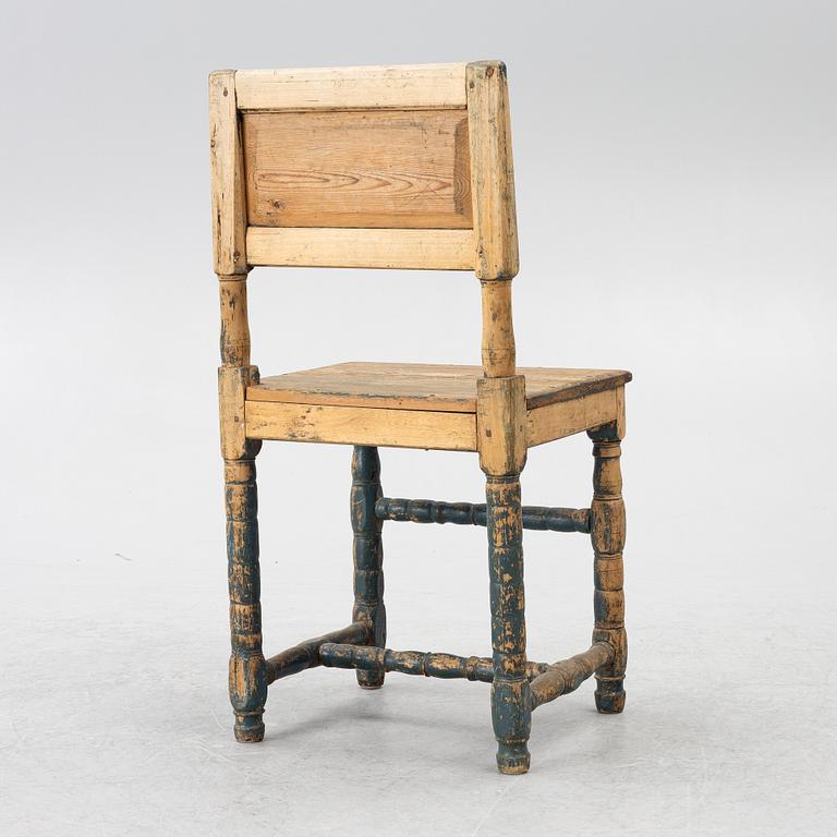 Stol, allmoge, Dalarna. 1780-tal.