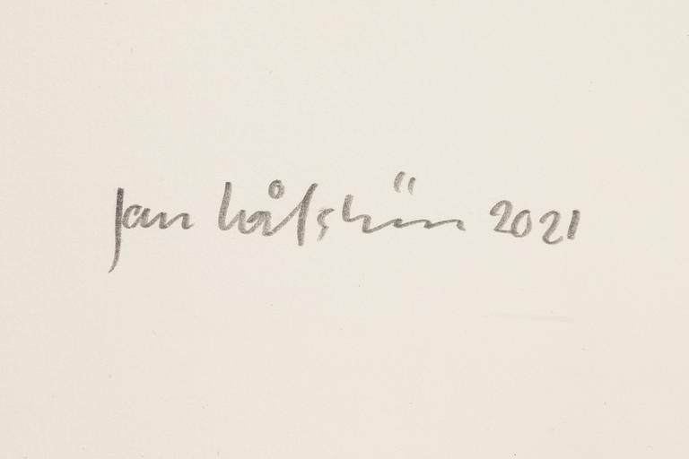 Jan Håfström, akvatintetsning, signerad och numrerad 63/151, daterad 2021.