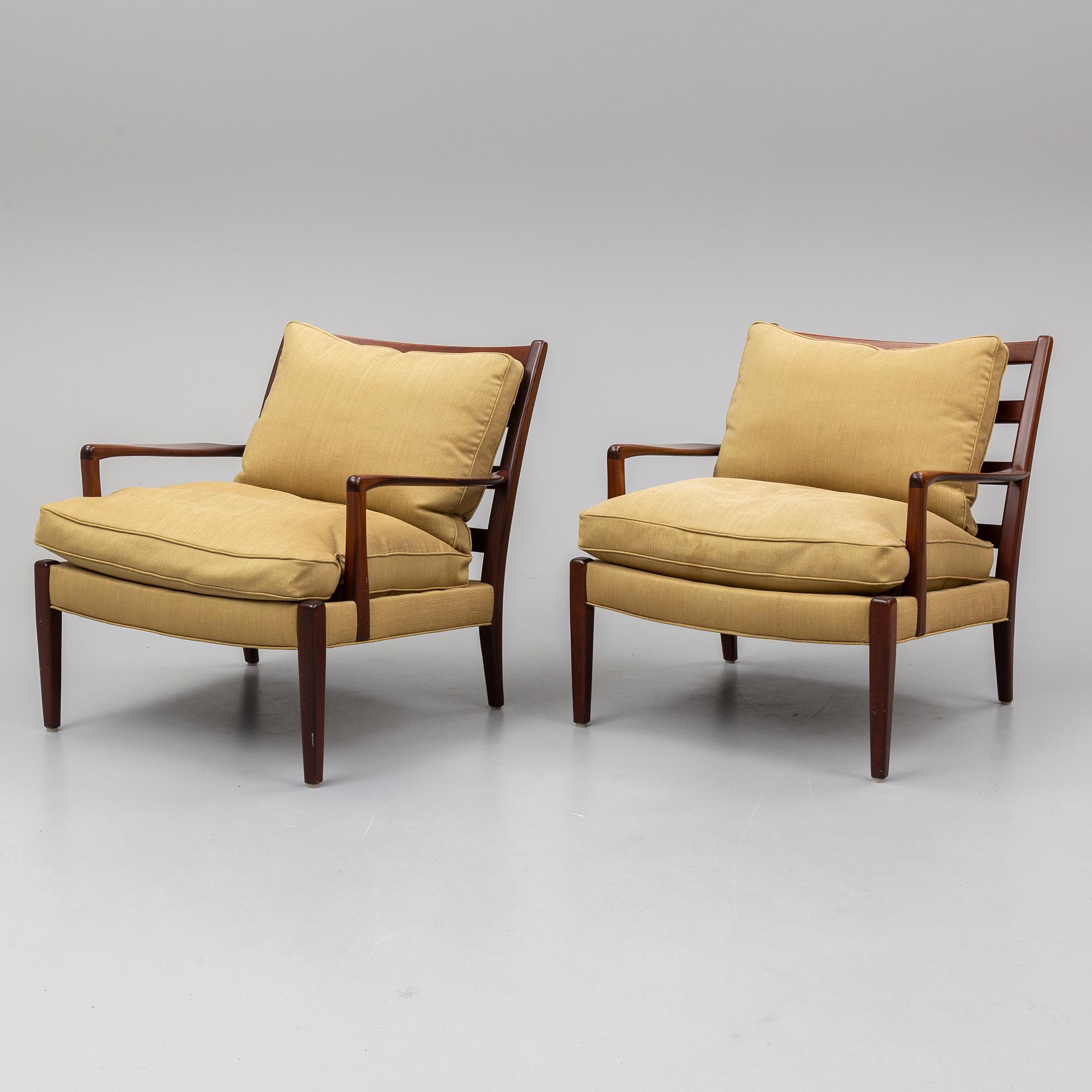 ARNE NORELL, a pair of easy chairs.