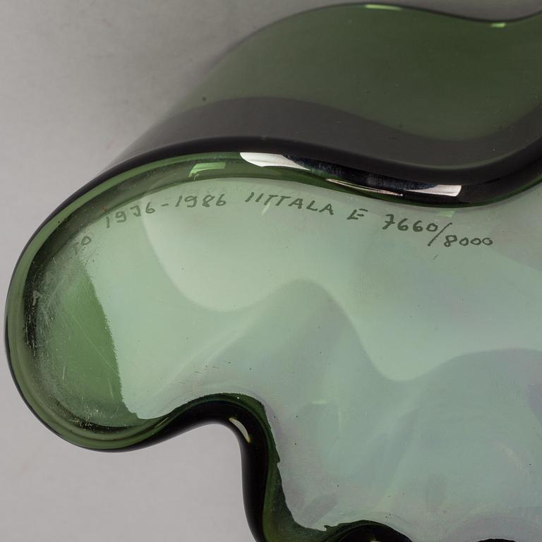 VAS, "Savoy" glas, sign. och numr 7660/8000. Alvar Aalto, Iittala.