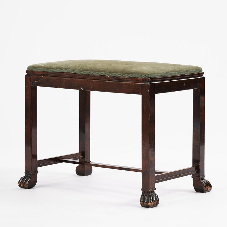 Otto Schulz, taburett, Boet, Göteborg, 1920-30-tal.