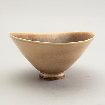 Berndt Friberg, skål, stengods, Gustavsbergs Studio, signerad och daterad 1949.