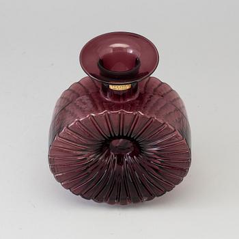 A glass 'Solflaska' bottle by Helena Tynell, Riihimäen Lasi Oy.