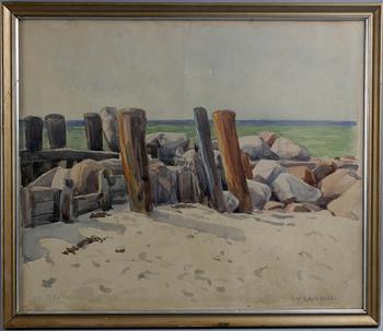 EINAR VILHELM BOGH, akvarell, sign.