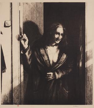 Odd Nerdrum, lithograph. Signed.
