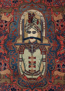 SEMIANTIK KESHAN FIGURAL s.k. Dabir. 197,5 x 132 cm.