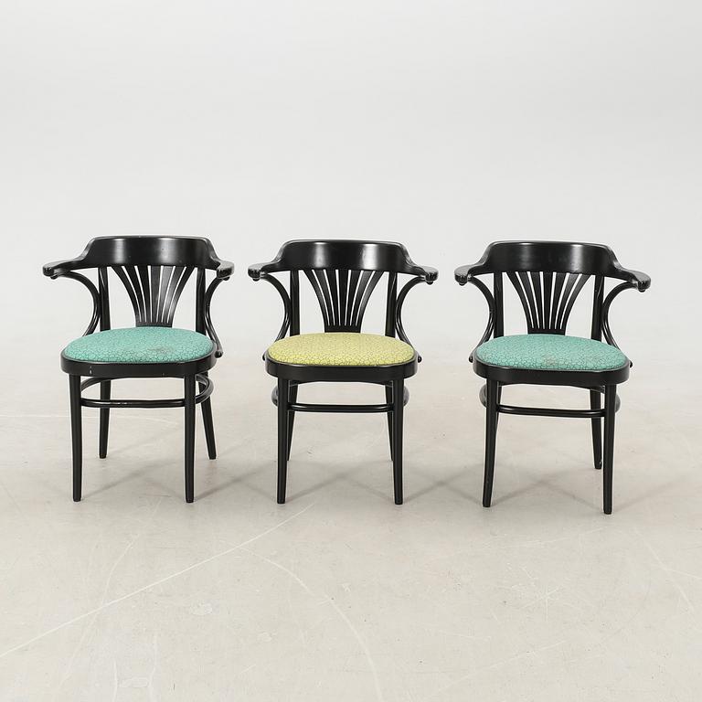 Armchairs, 6 pieces, Gemla, late 20th/early 21st century.