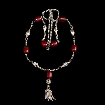 COLLIER, silver, troligtvis Ryssland, 1900-tal.