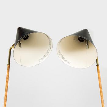 Paavo Tynell, a pair of mid-20th century K10-10 floor lamps for Taito Finland.