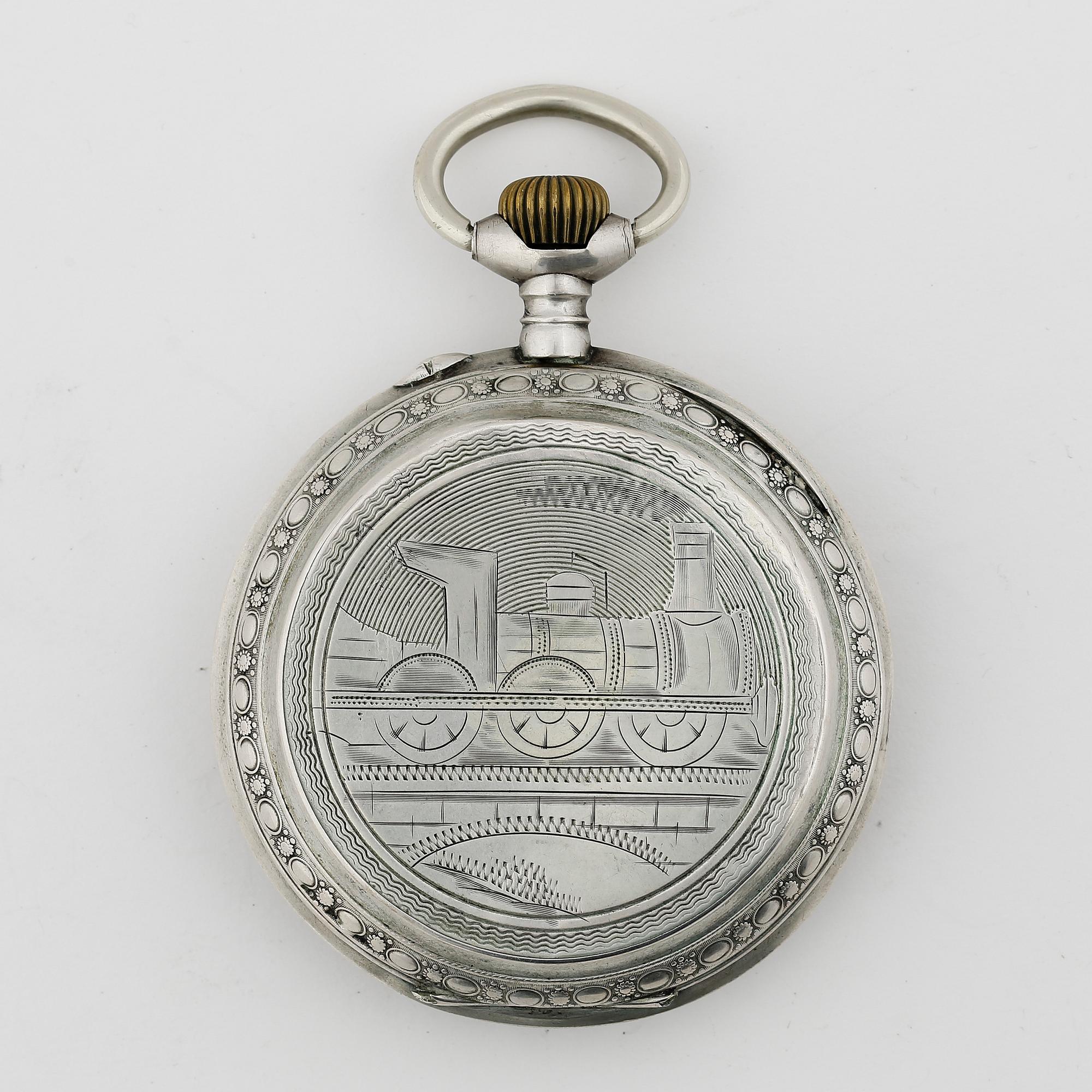 HERRFICKUR, silver, Eclipse, omkring 1900. Tot ca 257 gram.